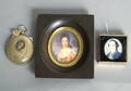 Two miniature portraits