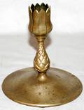 041246 TIFFANY STUDIOS BRONZE SINGLE CANDLESTICK