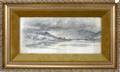 012123 ROBERT HOPKIN WATERCOLOR SCOTTISH SHORELINE