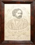 011272 AMERICAN FOLK ART CALLIGRAPHY JOHN FREMONT