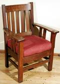 122178 J M YOUNG FURNITURE OAK ARMCHAIR H395