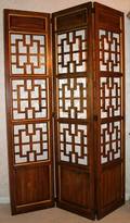 122161 JOHN WIDDICOMB TEAKWOOD FOLDING SCREEN