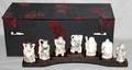 121295 CARVED IVORY FIGURES OF LUCKY GODS SEVEN