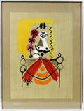 112107 AFTER PICASSO LITHOGRAPH IMAGINARY PORTRAIT