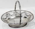 112102 ALDRIDGE  GREEN GEORGIAN STERLING BASKET