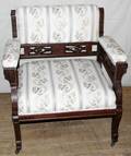 111232 EASTLAKE WALNUT ARMCHAIR C1890