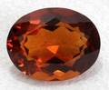 110178 OVAL FACETED GARNET STONE 13MMx10MMx6MM