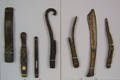 Group of 7 English and European knitting sheaths 19th c