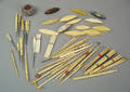 Group of sewing implements 19th20th c