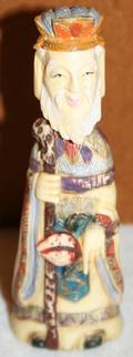 040251 CHINESE IVORY  POLYCHROME SNUFF BOTTLE