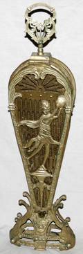 040236 BRASS FIRE SCREEN H32 W98