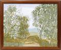 032222 BRITA KRALJEVIC ACRYLIC ON CANVAS BIRCH PATH