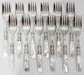 031333 MOP  STAINLESS DESSERT FORKS C1900