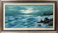 030169 OIL ON CANVAS SIGNED 24x27 SEASCAPE