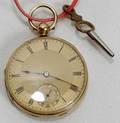 022196 18K GOLD ANTIQUE POCKET WATCH
