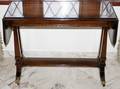 022181 MAHOGANY SOFA TABLE WTWO DROP LEAVES