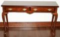 022187 QUEEN ANNE MAHOGANY SOFA TABLE