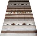 021259 NAVAJO DESIGN HANDWOVEN WOOL RUG 70x43