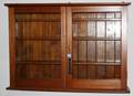 021249 WALNUT HANGING CABINET C1900 H27 W38