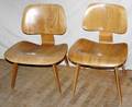 021244 EAMES LAMINATED PLYWOOD POTATO CHIP CHAIRS