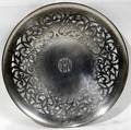 020212 GORHAM STERLING SILVER CAKE PLATE 1913