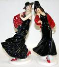 010172 GERMAN PORCELAIN FIGURINES H12
