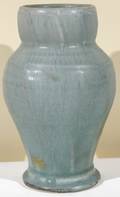 122194 PEWABIC POTTERY VASE H8 W45