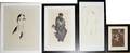 112155 WILLIAM S SCHWARTZ LITHOGRAPHS FOUR