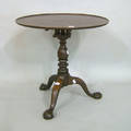 Chippendale style mahogany tea table