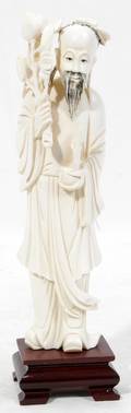 021300 CHINESE IVORY FIGURE SAGE H7