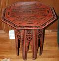 021285 DAMASCUS STYLE INDONESIAN TABLE H25 W24