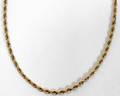 120235 14K YELLOW GOLD SPIRAL LINK NECKLACE L21