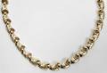120234 14K TWOTONE ITALIAN GOLD NECKLACE L18