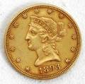 111330 US LIBERTY HEADEAGLE 10 GOLD COIN 1893P