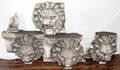 030251 CEMENT LIONS MASK ARCHITECTURAL PIECES