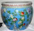 021327 CHINESE PORCELAIN JARDINIRE H12 DIA14