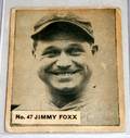 020302 BIG LEAGUE CHEW JIMMY FOXX 47 BASEBALL CARD