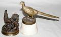 120308 BRONZE FIGURES PHEASANT  ROOSTER H46