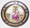 120293 ROYAL VIENNA STYLE PORCELAIN PLATE DIA96