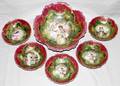 120292 ROYAL VIENNA PORCELAIN FRUIT  BERRY BOWL SET