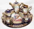 120284 CZECHOSLOVAKIAN PORCELAIN COFFEE SET 8