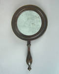 Small hand held mirror 19th c