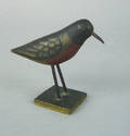 Carved and painted bird late 19th c
