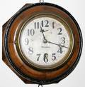 112234 WATERBURY AMERICAN WALL CLOCK C1880 DIA9