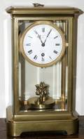 112227 GRIVOLAS FRENCH MANTLE CLOCK H14 W85