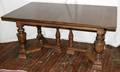 112224 TUDOR DESIGN WALNUT DINING ROOM SET C1900