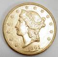 111349 US SAINTGAUDENS 20 GOLD COIN 1901S