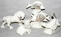 110320 LENOX PORCELAIN HORSE PIG SEAL  FISH