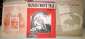 110300 VINTAGE SHEET MUSIC W COLOR PRINTED COVERS