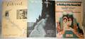 110297 VINTAGE SHEET MUSIC W COLOR PRINTED COVERS